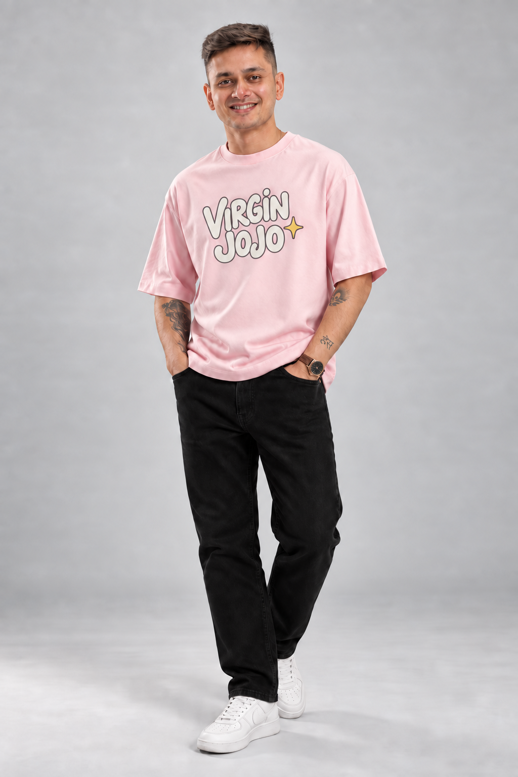 Virgin Jojo model wearing look 08