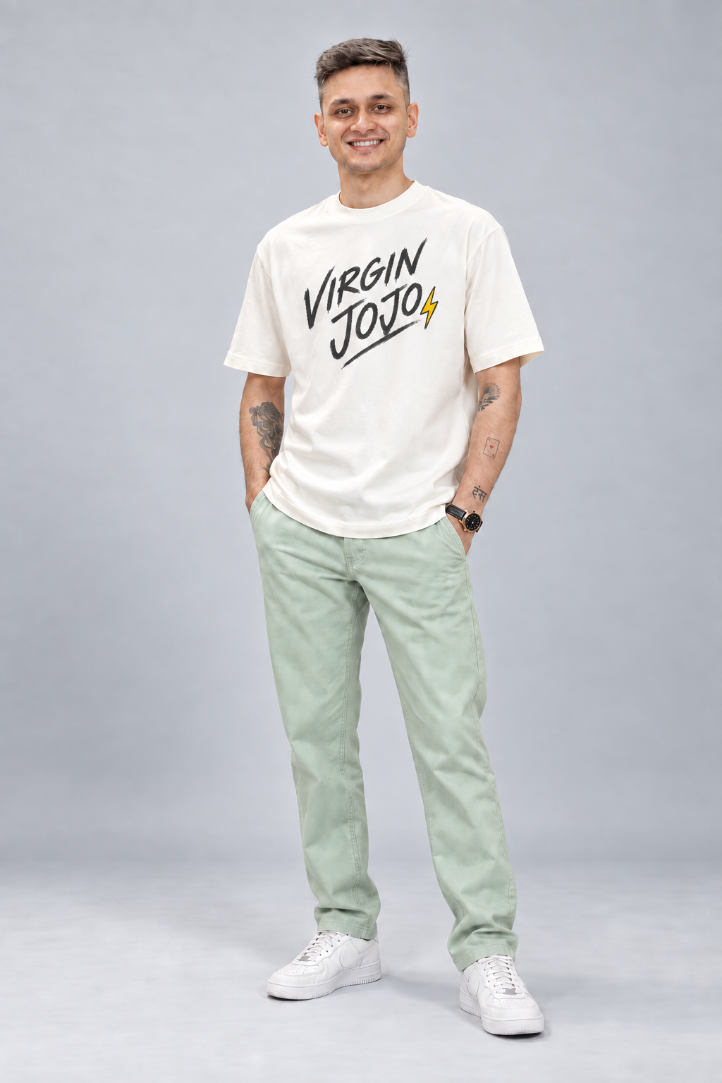 Virgin Jojo model wearing look 10